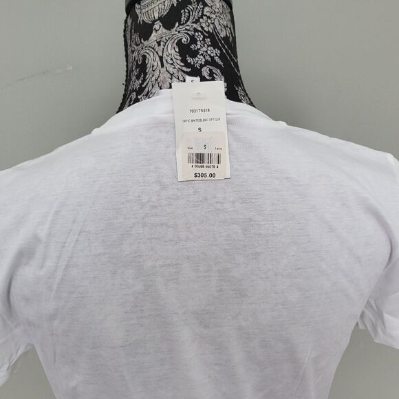 Carven Logo Heart T-Shirt-WHITE-Small - Picture 6 of 8